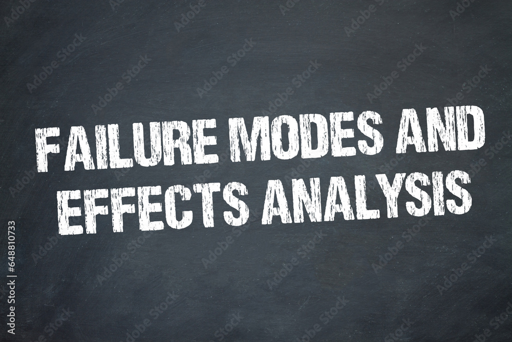 Obraz premium Failure Modes and Effects Analysis 