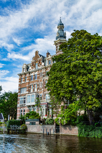 Les canaux d'Amsterdam, Pays-Bas, Europe photo