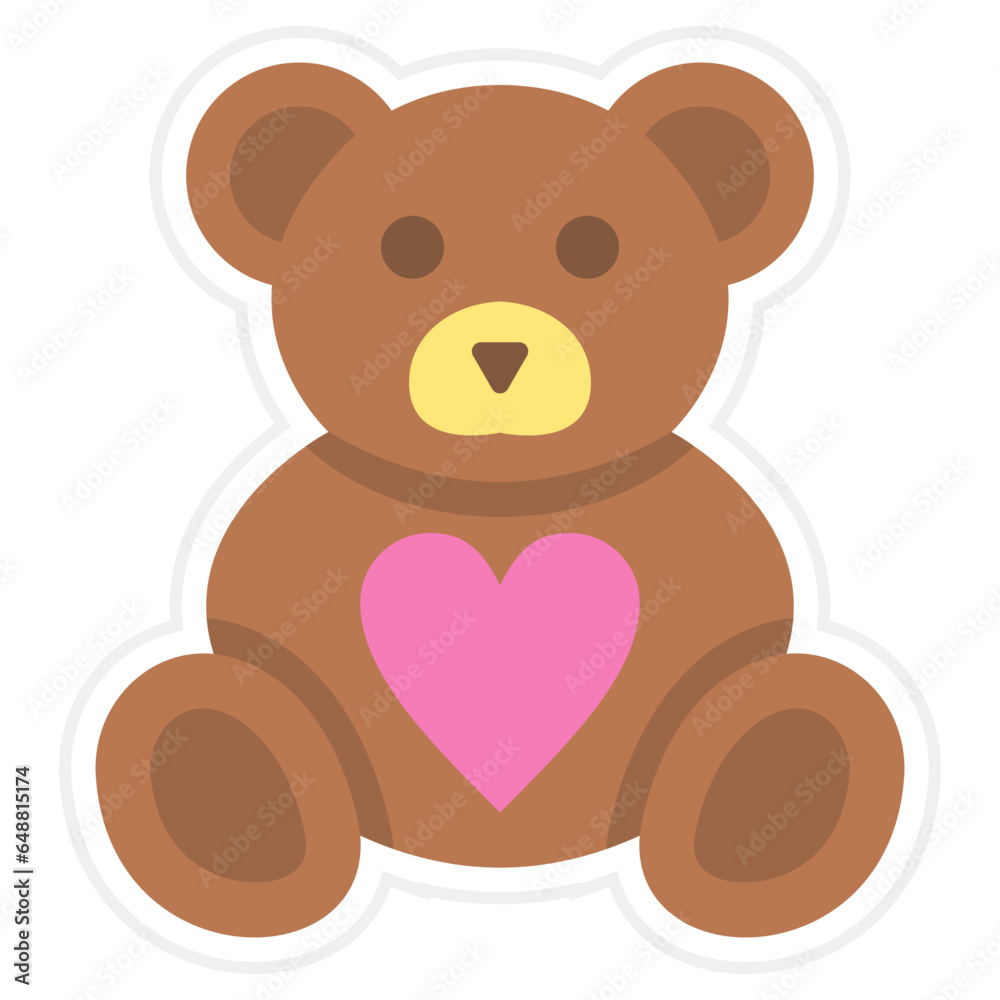Fototapeta premium Teddy bear Icon