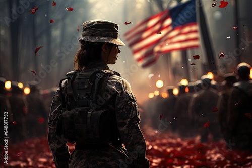 Veterans Day  is observed on November 11th each year to honor and celebrate military veterans United States Armed Forces.Generated with AI