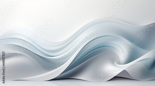 White abstract elegant modern Background. Wave gradient design style. Space concept. landing page.