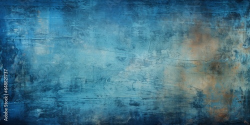 serene navy and blue backdrop with subtle scratches  Generative AI