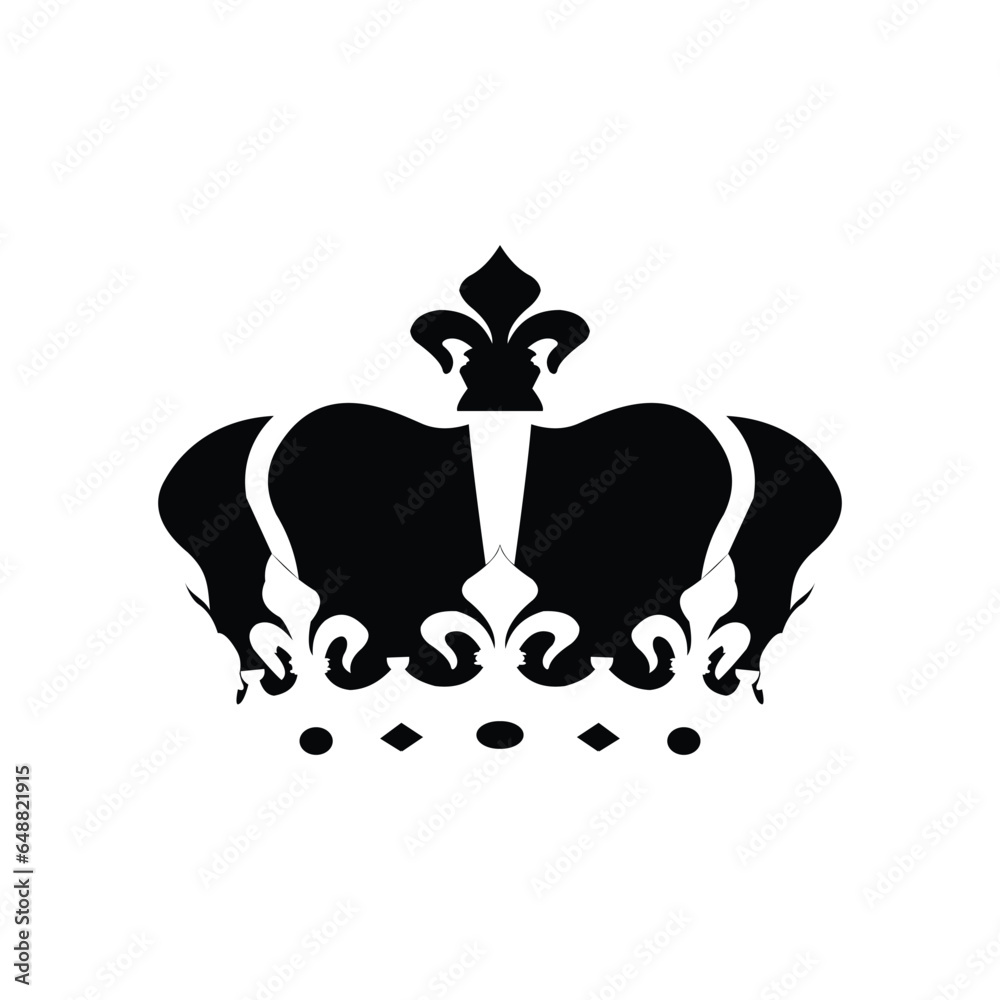 Obraz premium economic business excellence crown icon
