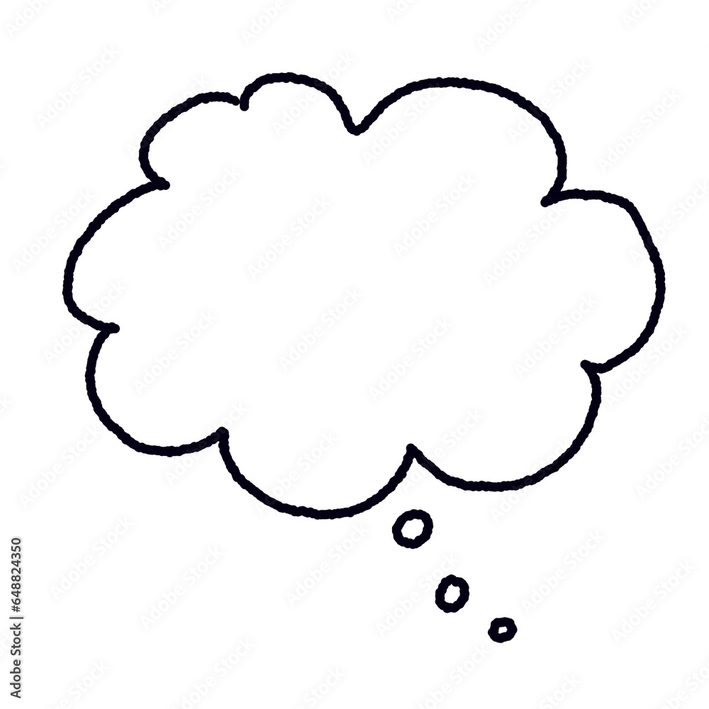 Speech Bubbles Doodle Clipart. Hand drawn speech bubbles doodle. Perfect for poster, advertising, social media, print design and other creative projects