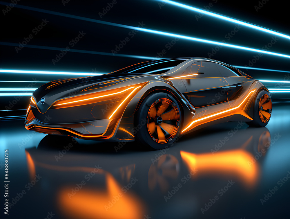 futuristic luxury sports car futuristic luxury sports car