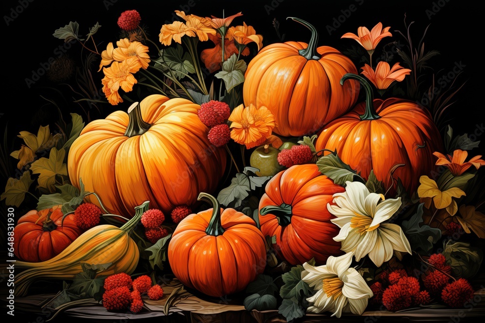pumpkins on the ground pumpkins on the ground