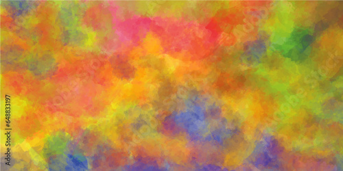 Abstract colorful watercolor for background.  beautiful graphic digital modern colorful design