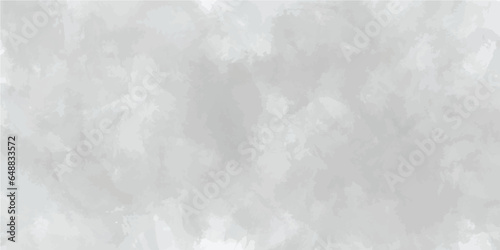 light gray watercolor background. Hand drawn Watercolor light grey background. On a rough texture paper and gradient frame