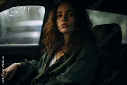 Woman driving the car © alisaaa