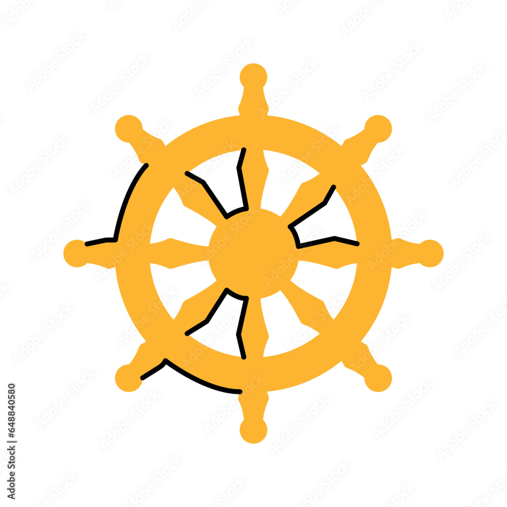 Buddhism color concept. Religion isolated element. Buddhism color concept. Religion isolated element.