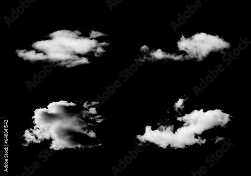 Fototapeta Naklejka Na Ścianę i Meble -  Tło, chmury, dym, białe i czarne	