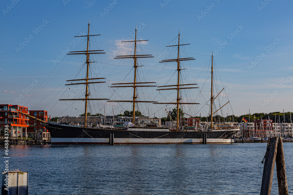 Voilier historique à Travemünde, Lübeck, Allemagne