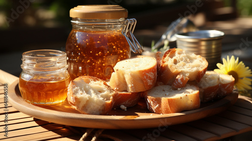 jar of honey and jam, attractive, engaging, HD wallpaper, background Photo