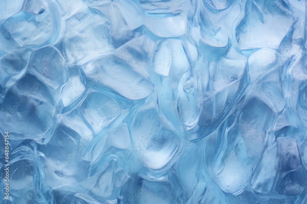 Obraz premium Flat Ice Texture With Snowflakes And Microcracks For Background Created Using Artificial Intelligence