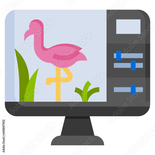 PHOTO EDITING filled outline icon,linear,outline,graphic,illustration