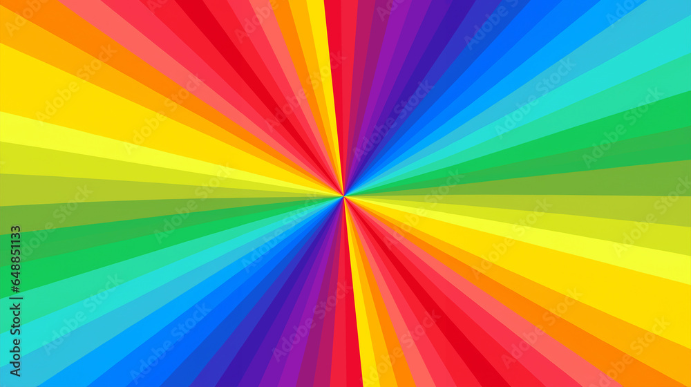 Multicolor background image with rainbow rays gradient colors. Stock ...