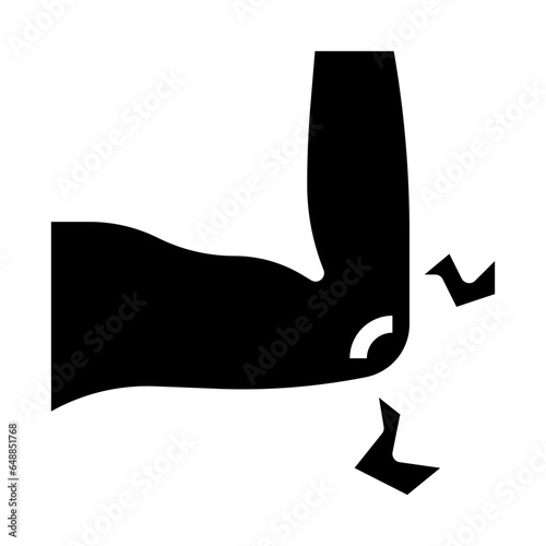 ELBOW filled outline icon,linear,outline,graphic,illustration