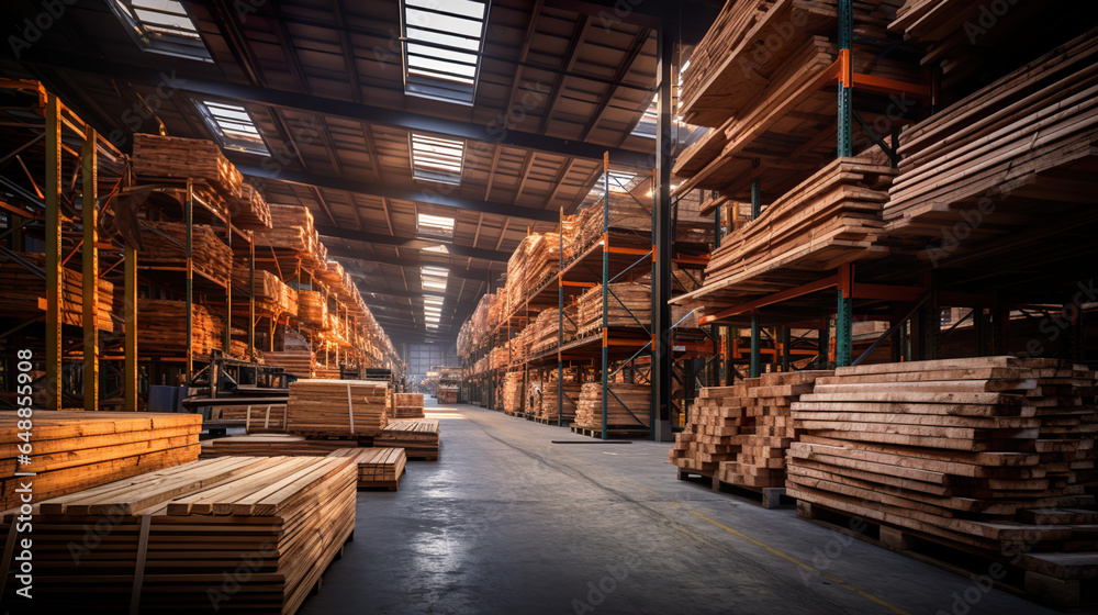 Warehouse with timber Warehouse with timber
