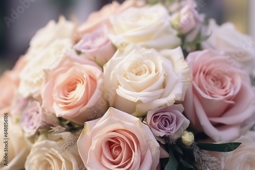bridal bouquet closeup