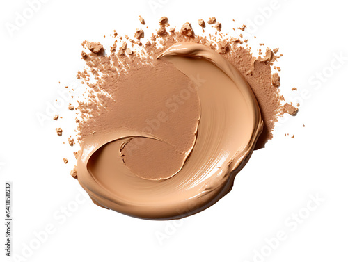 Close Up of Liquid Foundation Splash in Fresh Soft Pastel Colors png transparent background