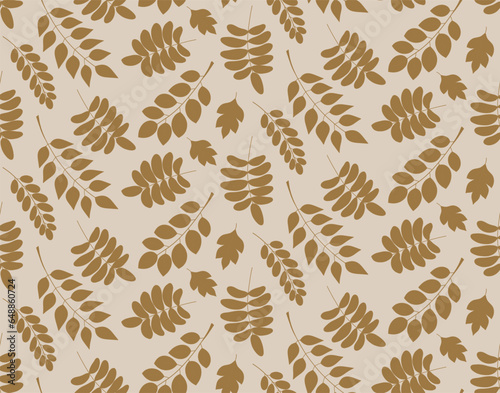 Seamless pattern in the old style, Victorian wallpaper.