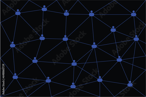 communication system. networking abstrack background designe.