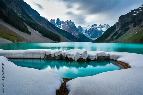 Lake in the mountains