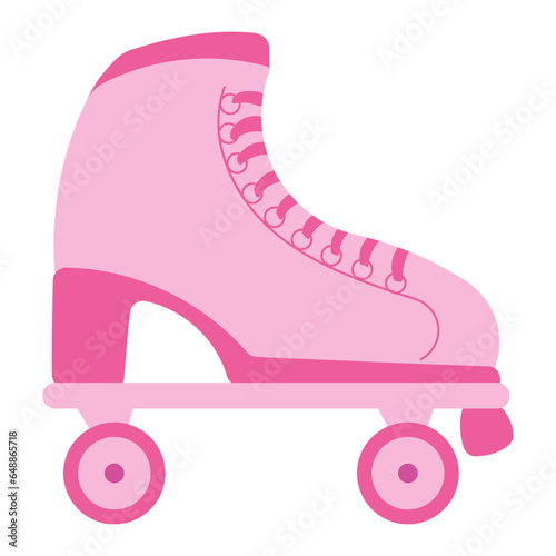 rollers barbicore pink shoes doll child icon