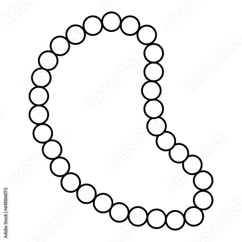 barbicore line beads doll accessory doll icon