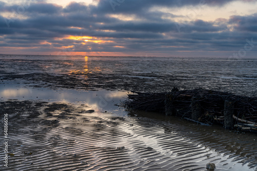 Sonnenuntergang an Der Nordsee