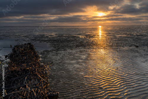 Sonnenuntergang an Der Nordsee