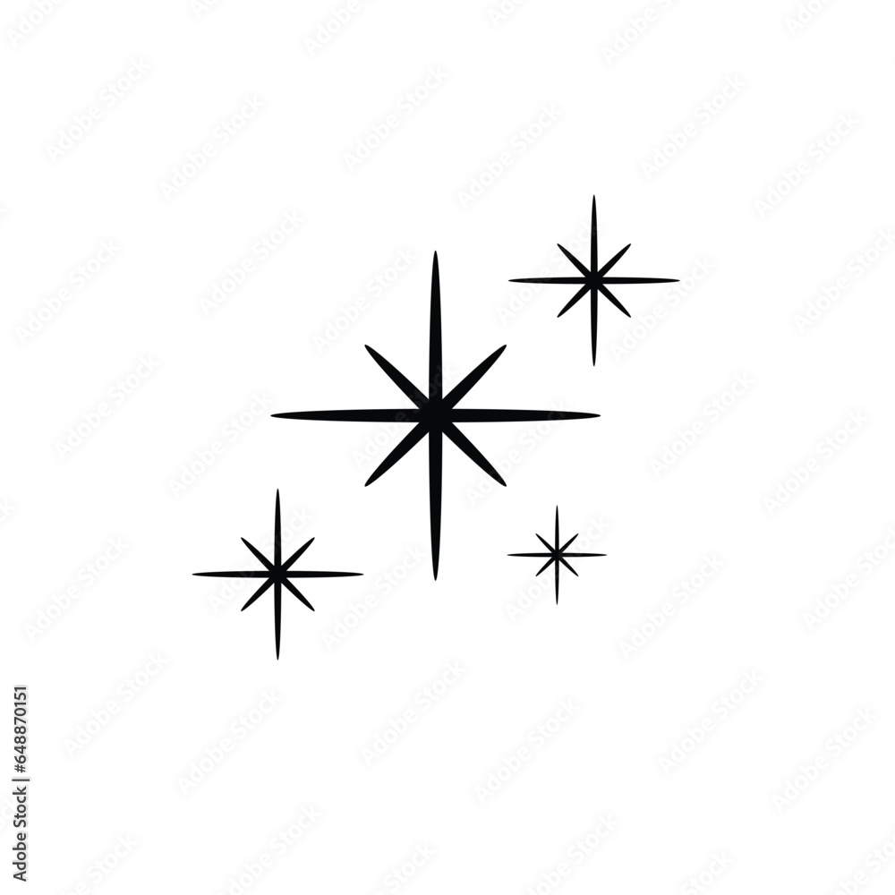 lines of stars sparkle and twinkle lines of stars sparkle and twinkle