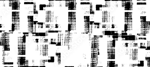 Rough texture. Broken plaster wall effect. Grunge worn damask pattern design. Distressed fabric texture. Overlay texture design. Vector illustration. Eps10.