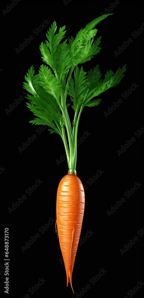 Tasty fresh carrot fresh out of the ground. Generative AI Tasty fresh carrot fresh out of the ground. Generative AI