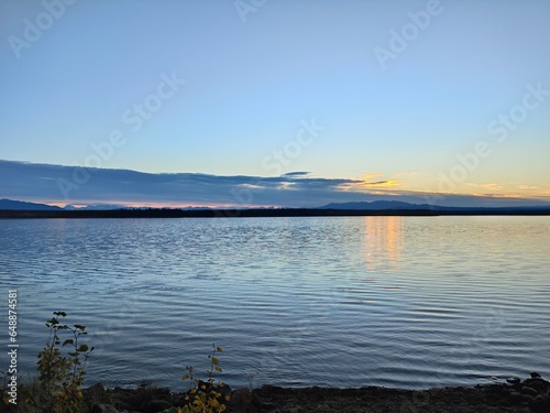 Anahim Lake in British Columbia photo