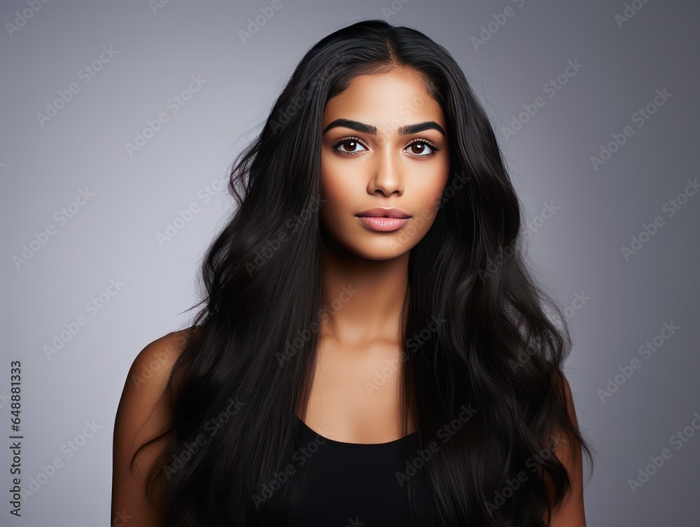 Indian Girl Shows Off Her Long, Healthy Hair After Using Strengthening Products 