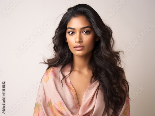 Indian Girl Shows Style for All Seasons in Fashion Brand Shoot © Usablestores