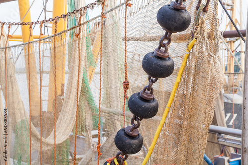 Schleppnetzfischerboote im Hafen