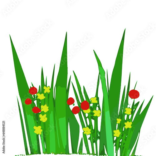 chill flowers and grass 1