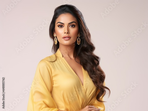 Indian Beauty Influencer in Elegant All-Season Attire for Brand Photoshoot © Usablestores