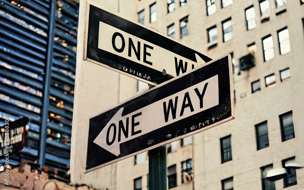 sign,sign, street, new york, city, nyc, direction, signs, street sign, broadway, way, road, building, usa, one way, traffic, manhattan, urban, arrow, signpost, one, architecture, downtown, america, co