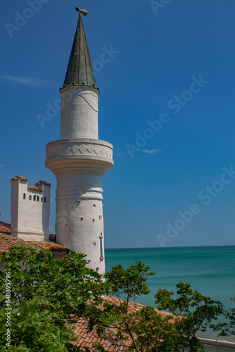 Tower near sea photo