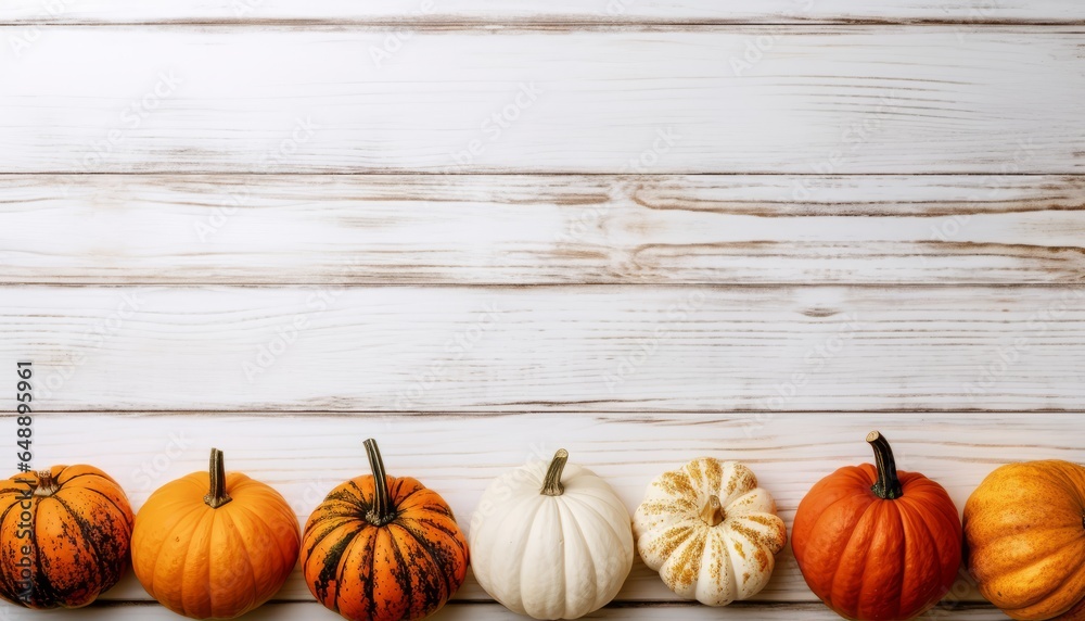 Pumpkin wooden banner, AI generated Pumpkin wooden banner, AI generated