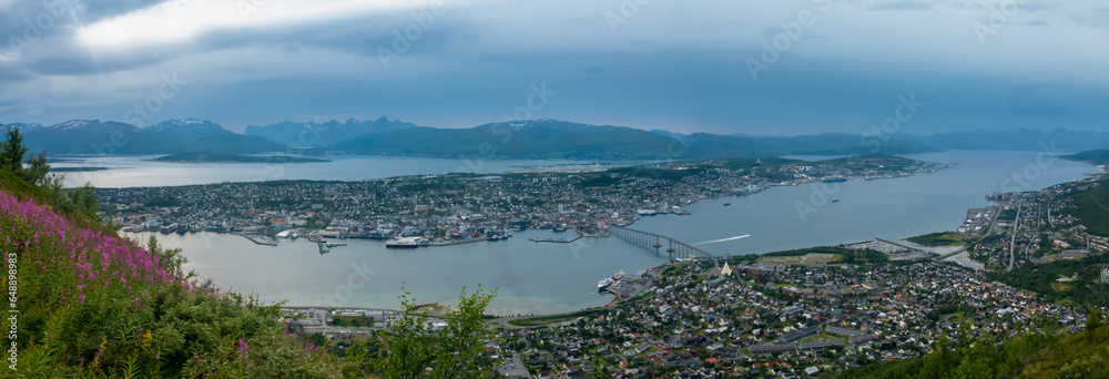 Tromsø cityscape, Troms of Finnmark, Norway