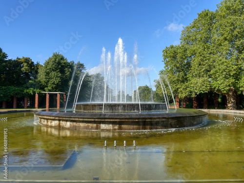 Brunnen in einem Park im Norden von Düsseldorf