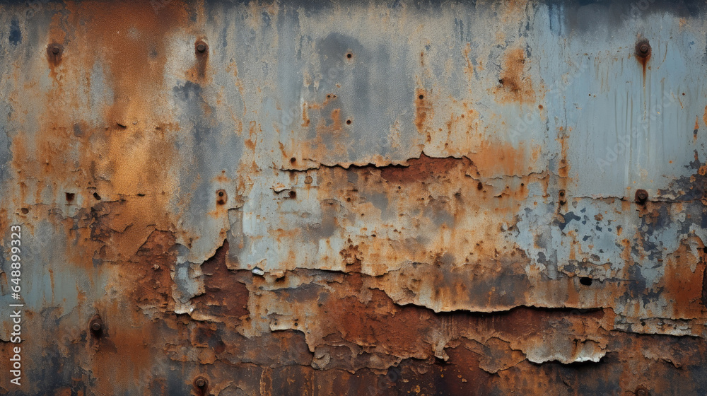Captivating Rusted Metal Texture, an Intriguing Abstract Background, Perfect for Your Creative Projects and Designs