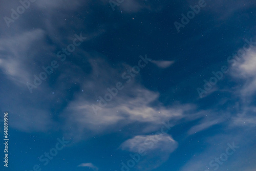 Fototapeta Naklejka Na Ścianę i Meble -  clouds in the night sky