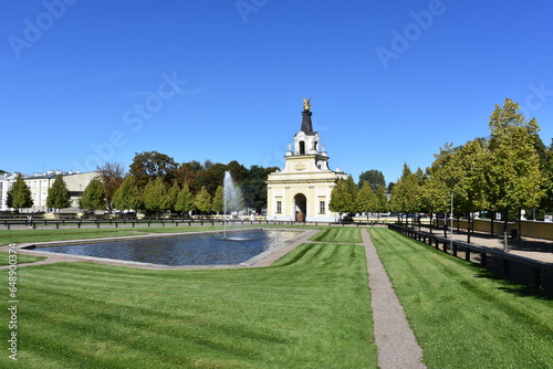 Barokowy park i ogród w stylu francuskim, Pałac Branickich w Białymstoku, Podlaskie, Polska,  © Albin Marciniak