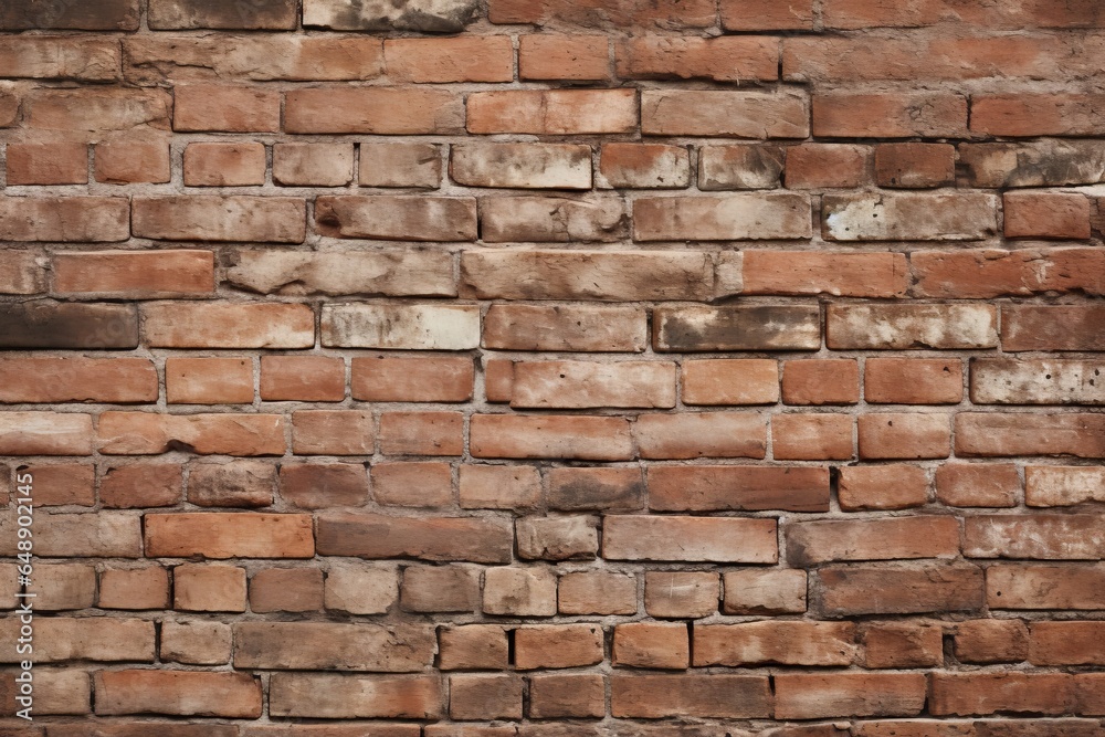 weathered charm of an ancient brick wall, Generative AI weathered charm of an ancient brick wall, Generative AI