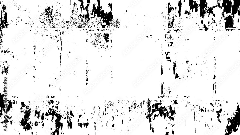 Grunge texture black and white rough vintage distress background. textures set stamp with grunge effect. Old damage Dirty grainy and scratches. Dust and scratches design, aged photo editor layer.